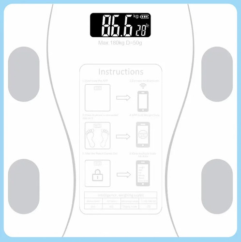 Smart digital body fat scale - smart,