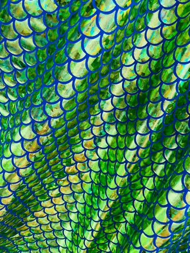 Mermaid scale fabric - mermaid, tail