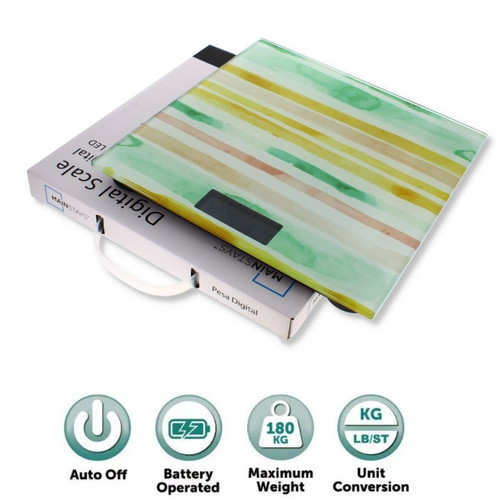 Digital bathroom scales 180kg - bathroom,