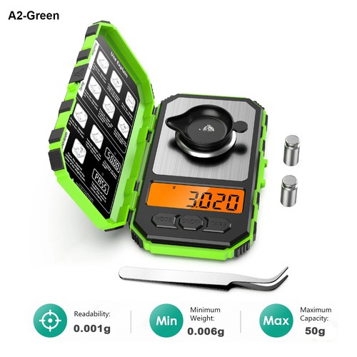 Digital milligram scale 001g - milligram, 0.001g