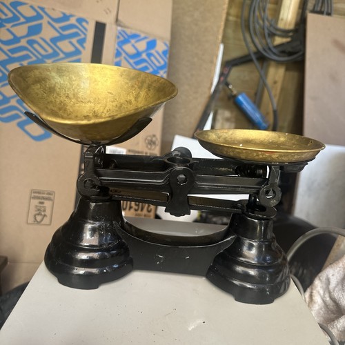 Vintage black cast metal - vintage,